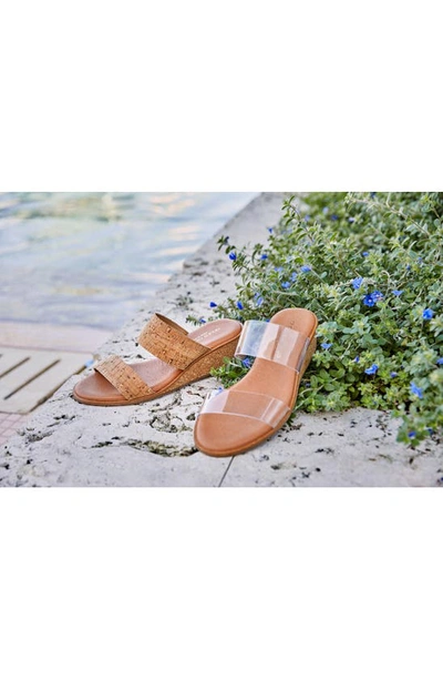 Shop Andre Assous Gwenn Wedge Sandal In Natural