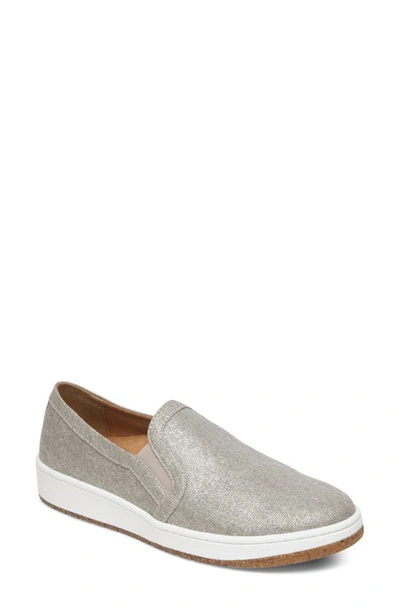 Shop Aetrex Cameron Slip-on Sneaker In Taupe