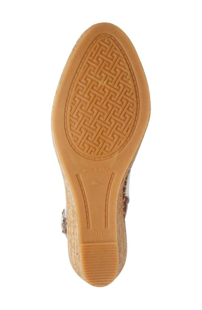 Toni Pons Croacia Espadrille Wedge In White Leather