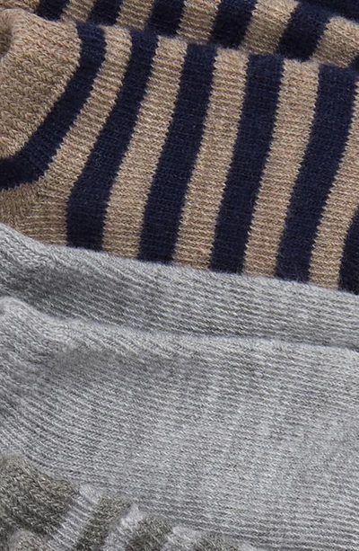 Shop Tucker + Tate Kids' Assorted 6-pack Lowcut Socks In Blue Stripe Solid Pack