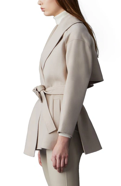 Mackage Beige Wool Tyra Jacket In Sand | ModeSens