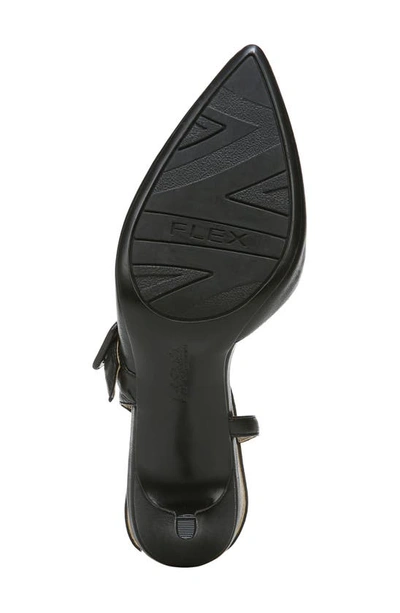 Shop Lifestride Sansa Asymmetric Ankle Strap Pump In Black