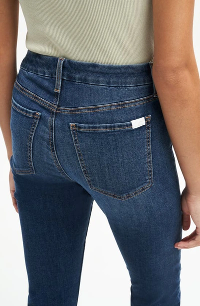 7 For All Mankind Tie Dye Hem Capri Jeans In Linda