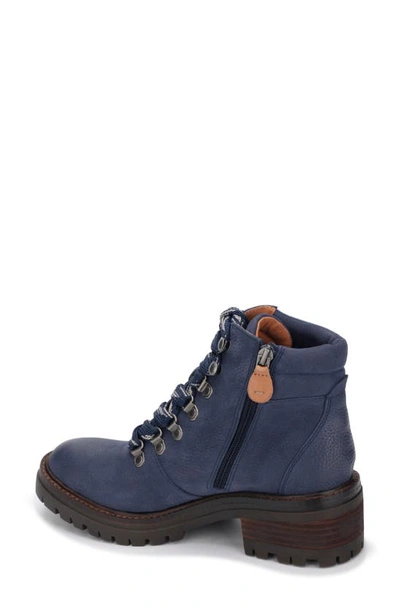 Shop Gentle Souls Signature Brooklyn Lace-up Boot In Pageant Blue