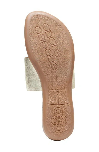 Andre Assous Nice Featherweights™ Slide Sandal In Platino
