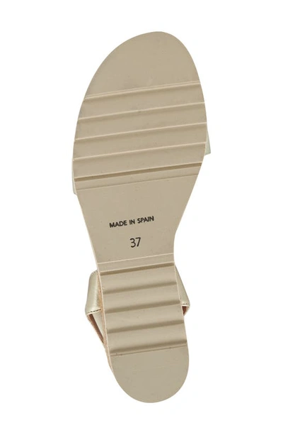 Andre Assous Neveah Espadrille Sandal In Platino