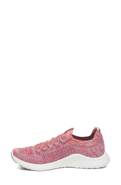 Shop Aetrex Carly Knit Sneaker In Pink