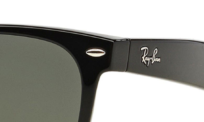 Ray Ban New Wayfarer Classic 58mm Polarized Sunglasses In Black Polar
