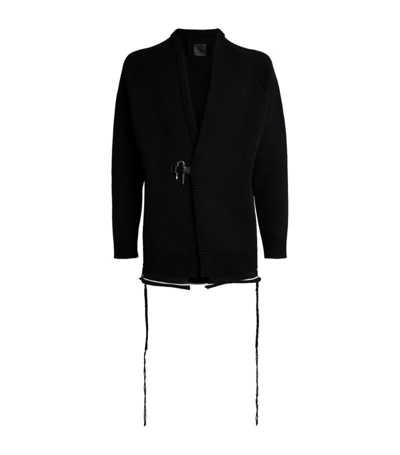 Shop Givenchy Harness-detail Cardigan In Black