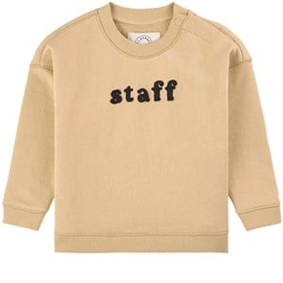 Shop Sproet And Sprout Sesame Staff Graphic Sweatshirt In Cream