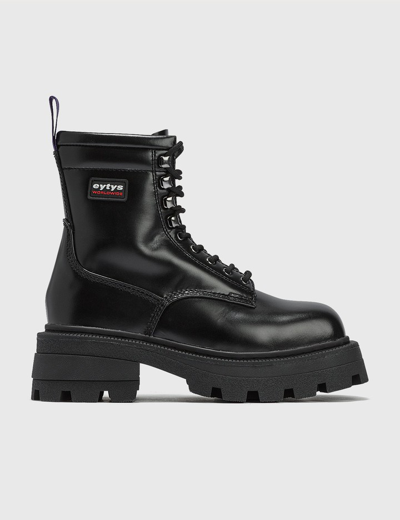Shop Eytys Michigan Combat Boots In Black
