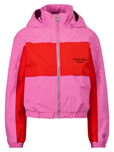 Calvin Klein Kids Jacket For Girls In Fucsia | ModeSens