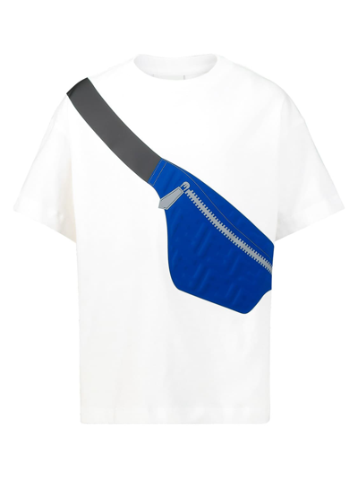 Shop Fendi Kids T-shirt For Boys In White