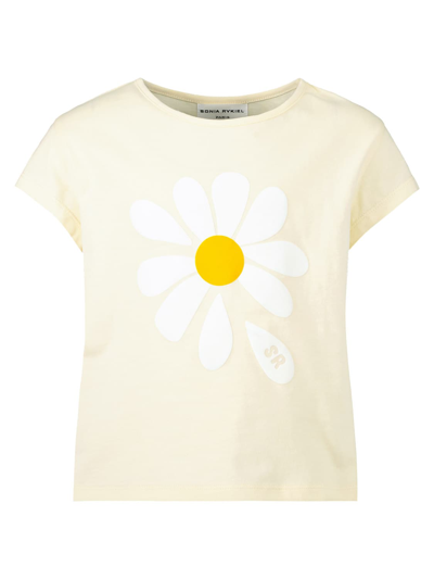 Sonia Rykiel Kids T-shirt For Girls In Yellow | ModeSens