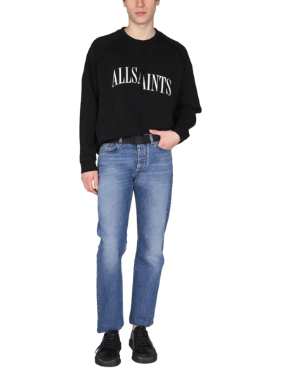 Shop Allsaints "diverge" Sweatshirt In Black