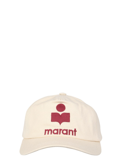 Shop Isabel Marant Tyrony Baseball Hat In Powder