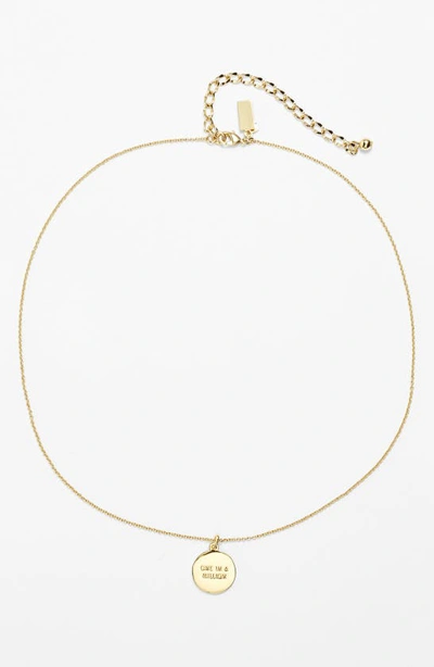 Kate Spade One In A- Gold
