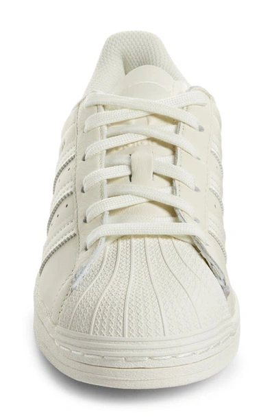 Shop Adidas Originals Superstar Sneaker In Off White/ Cream White/ Black