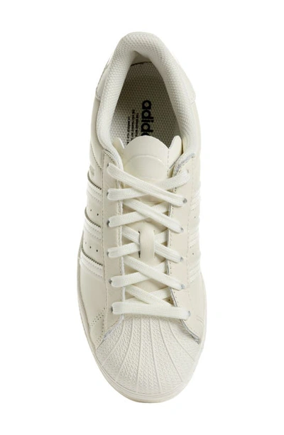 Shop Adidas Originals Superstar Sneaker In Off White/ Cream White/ Black