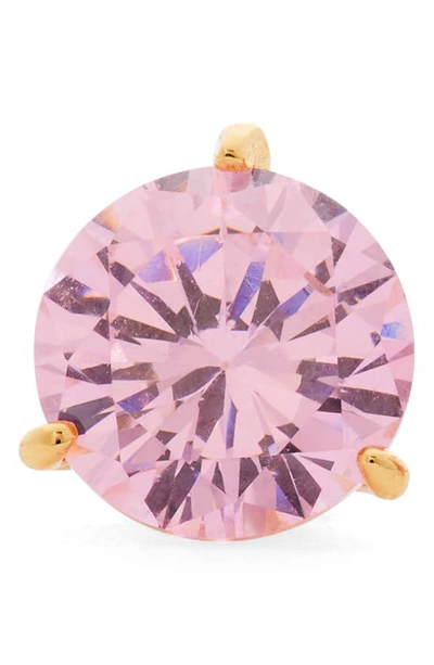Shop Kate Spade Trio Prong Studs In Pink
