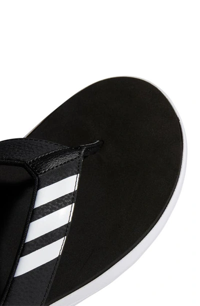 Shop Adidas Originals Comfort Flip Flop In Black/ White