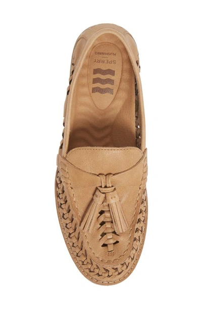 Shop Sperry Seaport Penny Loafer In Tan Leather