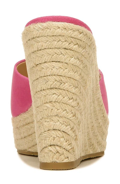 Shop Veronica Beard Dali Espadrille Wedge Sandal In Hot Pink