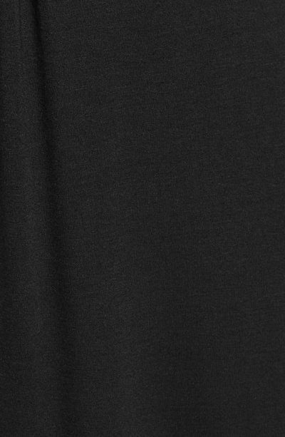Loveappella V-neck Jersey Maxi Dress In Black