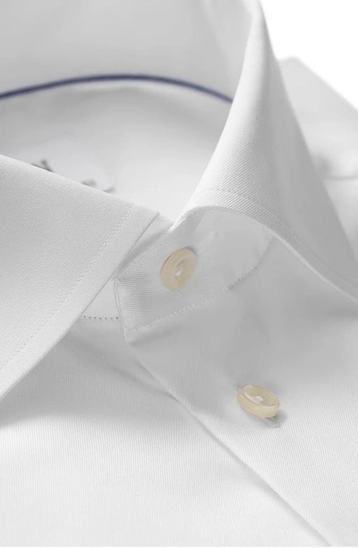Eton Slim Fit Signature Twill Dress Shirt In White