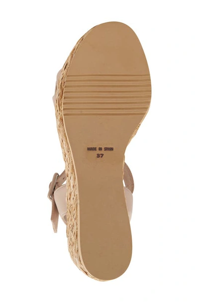 Shop Andre Assous Cecilia Wedge Platform Sandal In Khaki