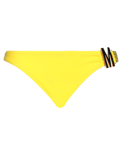 Shop Moschino Bikini Bottoms In Yellow