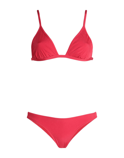 Shop Sundek Woman Bikini Red Size 12 Polyamide, Elastane