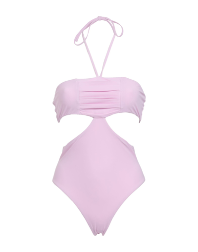 Shop No Ka'oi No Ka 'oi Woman One-piece Swimsuit Pink Size 1 Polyamide, Elastane