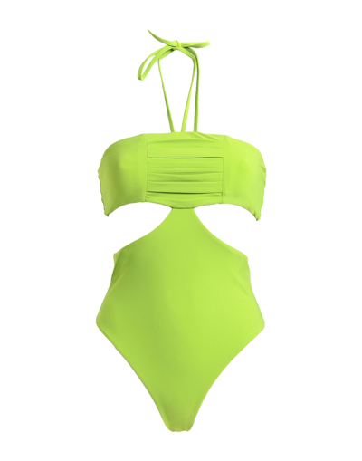 Shop No Ka'oi No Ka 'oi Woman One-piece Swimsuit Green Size 1 Polyamide, Elastane