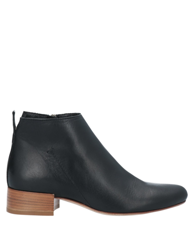 Shop Angelo Bervicato Ankle Boots In Black