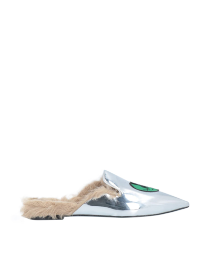 Chiara Ferragni Mules & Clogs In Silver