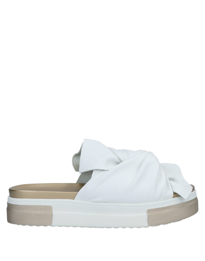 Shop Carlo Pazolini Woman Sandals White Size 10 Soft Leather