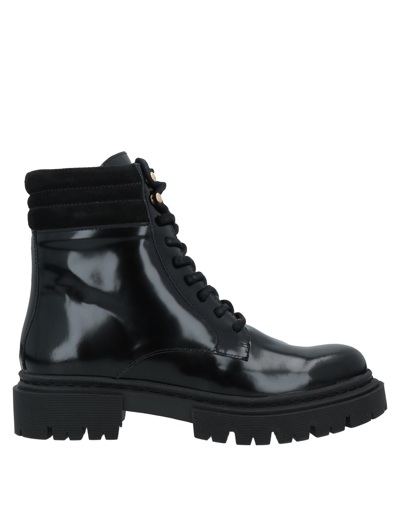Shop Anaki Woman Ankle Boots Black Size 8 Soft Leather