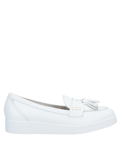 Shop Carlo Pazolini Woman Loafers White Size 6 Soft Leather