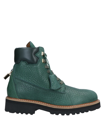 Shop Buscemi Ankle Boots In Emerald Green