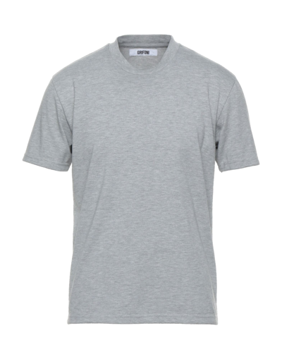 Shop Mauro Grifoni T-shirts In Grey