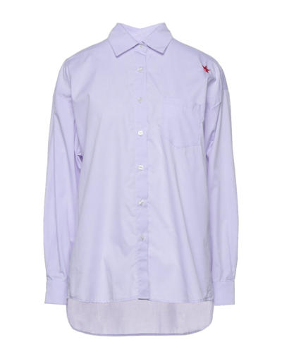 Shop The Editor Woman Shirt Lilac Size Xs Cotton In Purple