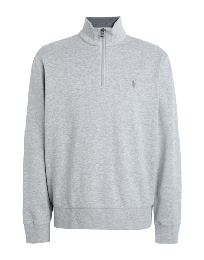 Shop Polo Ralph Lauren Sweatshirts In Light Grey