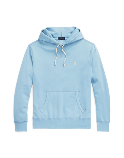 Shop Polo Ralph Lauren Sweatshirts In Pastel Blue