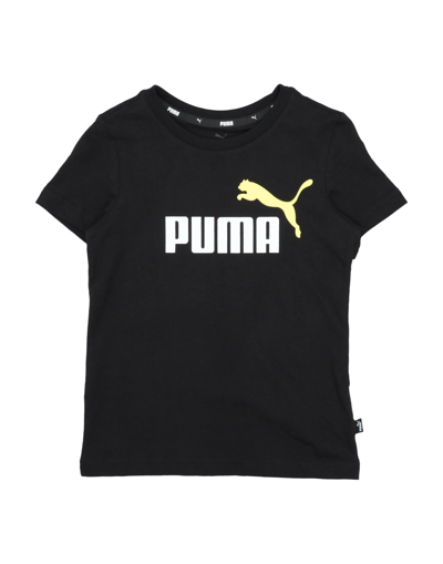Shop Puma Ess+ 2 Col Logo Tee Toddler Boy T-shirt Black Size 6 Cotton