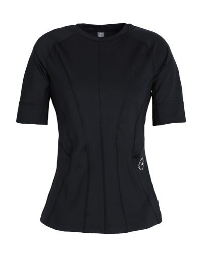 Shop Adidas By Stella Mccartney Asmc Tpr Tee Woman T-shirt Black Size Xs Recycled Polyester, Elastane