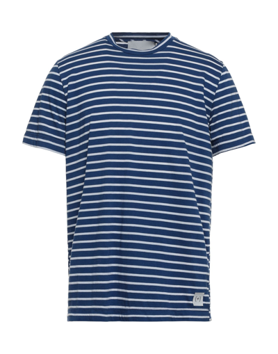 Shop People (+)  Man T-shirt Midnight Blue Size S Cotton