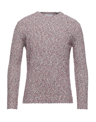 Shop Kangra Cashmere Kangra Man Sweater Red Size 40 Cotton, Viscose, Polyamide