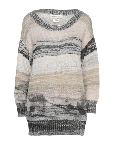 Shop Lamberto Losani Woman Sweater Beige Size 6 Cotton, Linen