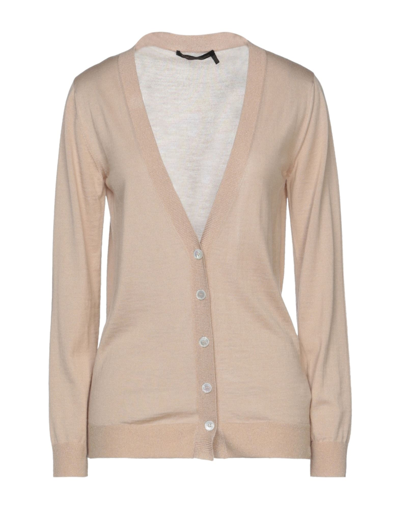 Shop Agnona Cardigans In Beige